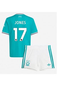 Liverpool Curtis Jones #17 Jalkapallovaatteet Lasten Kolmas peliasu 2025-26 Lyhythihainen (+ Lyhyet housut)